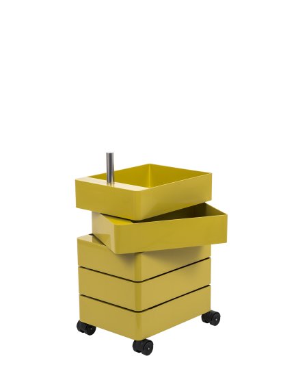 360° Container, 720 mm (5 shelves), Yellow