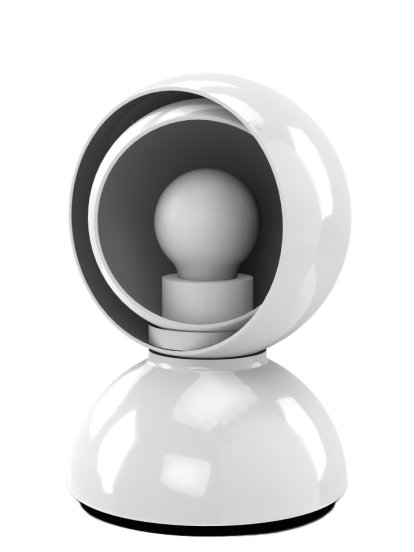Eclisse Table Lamp, White