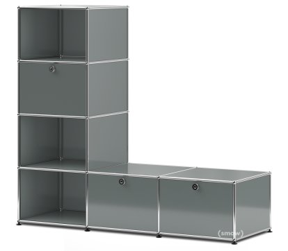 USM Haller Clothes Rack/Bench, Mid grey RAL 7005