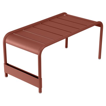 Luxembourg Bench/Table, Red ochre