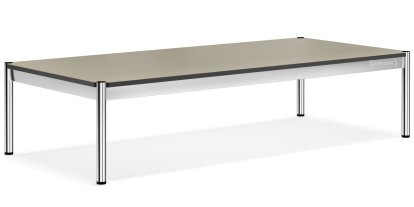 USM Haller Coffee Table, 150 x 75 cm, Linoleum, Pebble