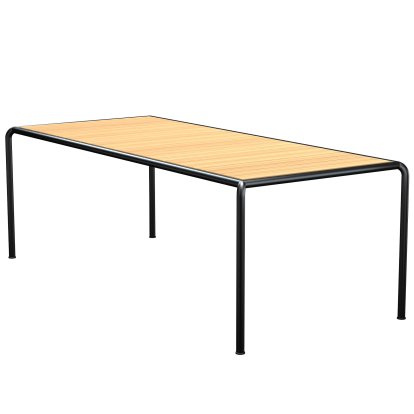 Avanti Table, 98 x 222 cm, Black, Pine