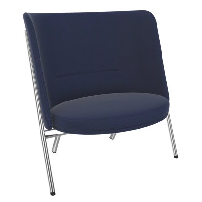 D70 Lounge Chair, Fabric Arco - circus, Chrom