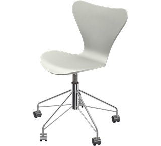 Series 7 Swivel Chair 3117, Lacquer, Nine grey