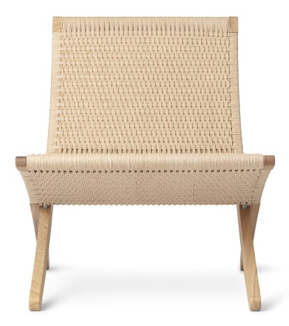 MG501 Cuba Chair, Soaped oak, Natural paper yarn