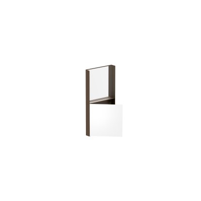OneTwo Mirror, OneTwo 60 with flap, Dark bronze