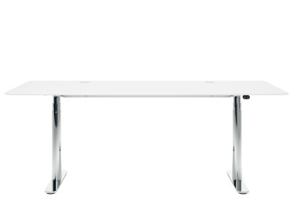 HiLow 2 Desk, 180 x 90 cm, Chrome-plated