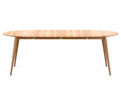 PLAYdinner Round Table, Oiled oak, L 120-220 cm, Oiled oak