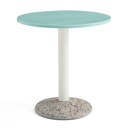 Ceramic Table, Light mint ceramic, Ø 70 cm