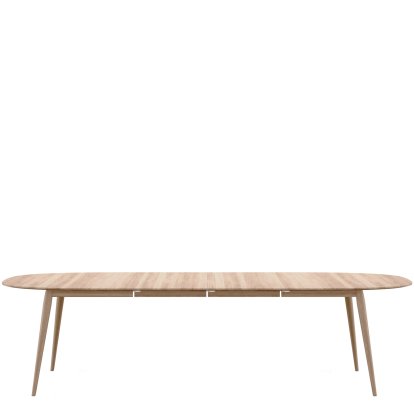 PLAYdinner Lamé Table, White oiled oak, L 180-280 cm