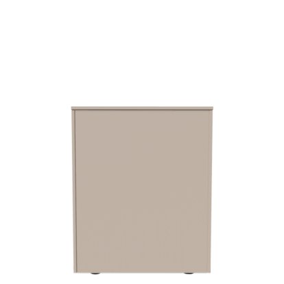 Aventa Sideboard with Doors, 60 cm, 3 Height grids, Melamine cashmere grey, Plastic glide