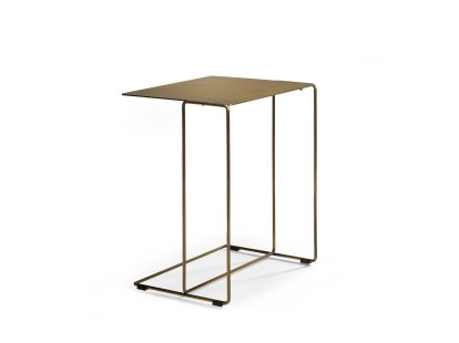 Oki Side Table, H 49 x W 42 x D 34 cm, Brass, Brass