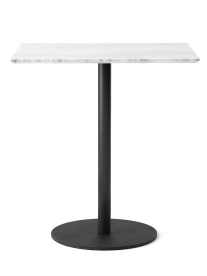 In Between Bistro Table, SK16 rectangular, Bianco carrara / Black
