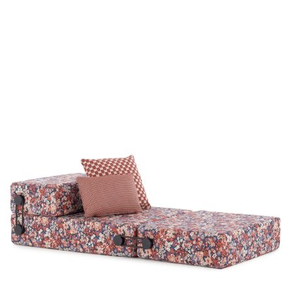 Trix Outdoor Lounger, Floral red