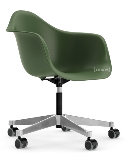 Eames Plastic Armchair RE PACC, Forest, Without upholstery, Without upholstery