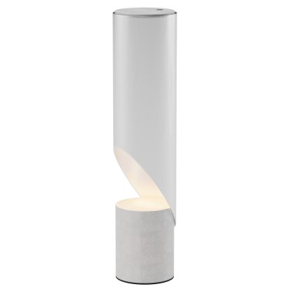 L10 TWN Rechargeable Lamp, Concrete grey / Aluminium