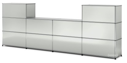 USM Haller Counter Type 3, Light grey RAL 7035, 35 cm