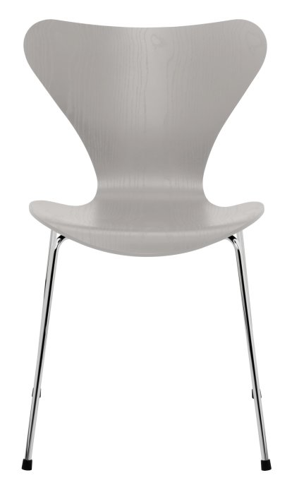 Series 7 Chair 3107, Coloured ash, Nine grey, Chrome