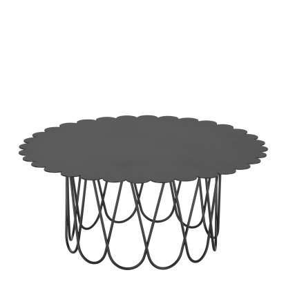 Flower Table, Ø 80 cm, Anthracite