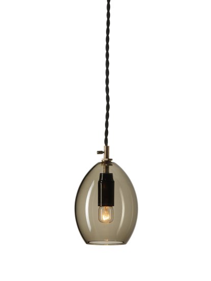 Unika Pendant Lamp, Small (H 13,6 x Ø 10,5 cm), Grey