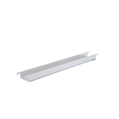 Cable Trough for Eiermann Table Frames, For table frame 100 cm (Eiermann 2), Silver