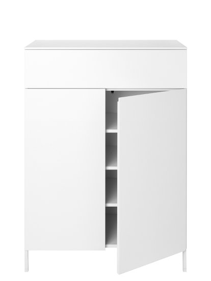 Urban Sideboard, With 2 doors and 1 drawer, With shelves, With leg frame