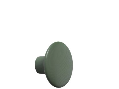 The Dots Hook, S (Ø 9 cm), Dusty green