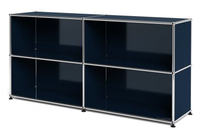 USM Haller Sideboard L open, Steel blue RAL 5011