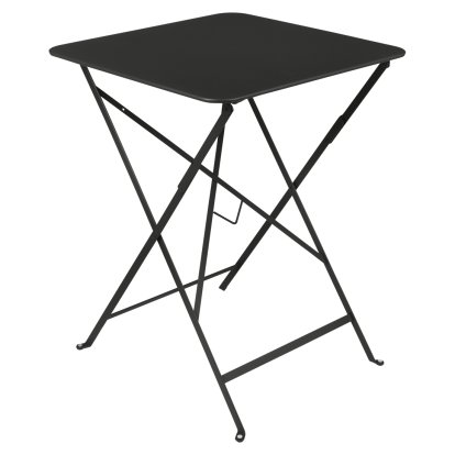 Bistro Folding Table rectangular, H 74 x W 57 x D 57 cm, Liquorice