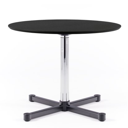 USM Kitos E High Table, Linoleum, Nero