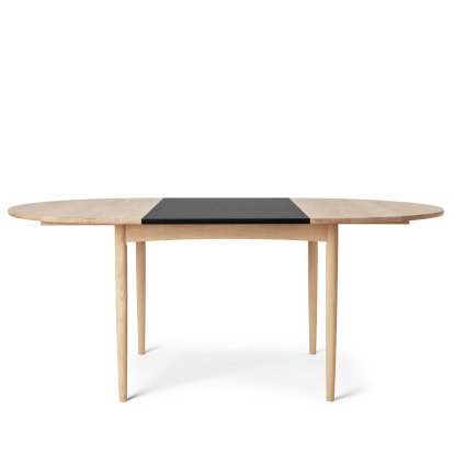 BM0121 Table, Soaped oak, MDF black