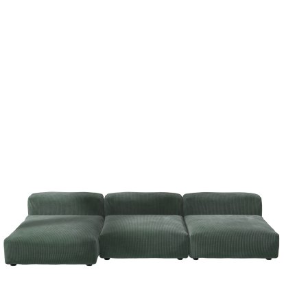 Vetsak Sofa Set 4, Cord velours - Hunter, Without cushion