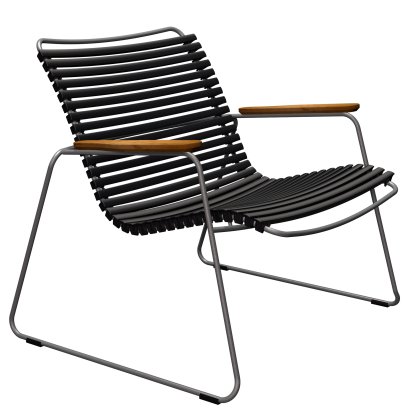 Click Roomy Lounge Chair, Black
