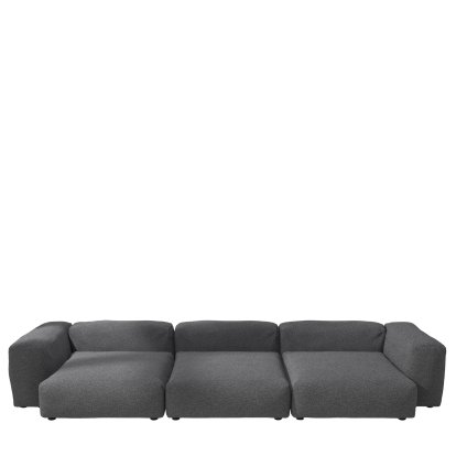 Vetsak Sofa Set 5, Loop loop - Anthracite, Without cushion