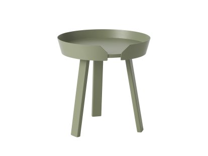 Around Coffee Table, Small (H 46 x Ø 45 cm), Ash dusty green