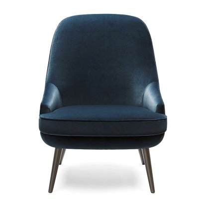 375 Chair, Higher back, Fabric Harald dark jade