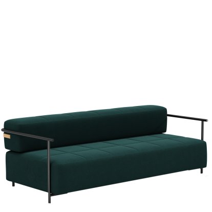 Daybe Sofa Bed, With armrest, Autumn 971 - dark green