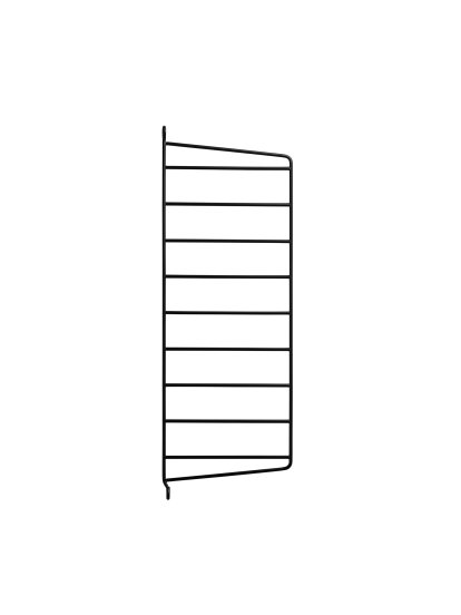 String System Wall Panel, Single, 50 x 20 cm, Black