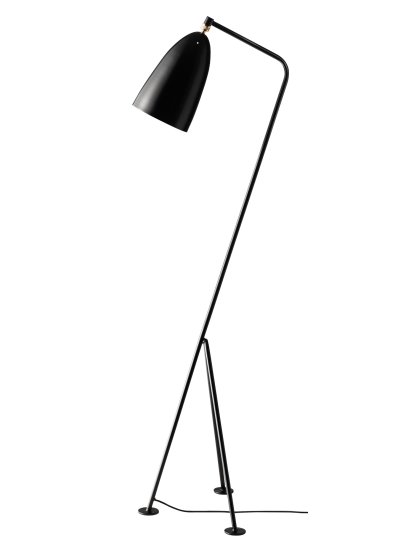 Gräshoppa Floor Lamp, Black