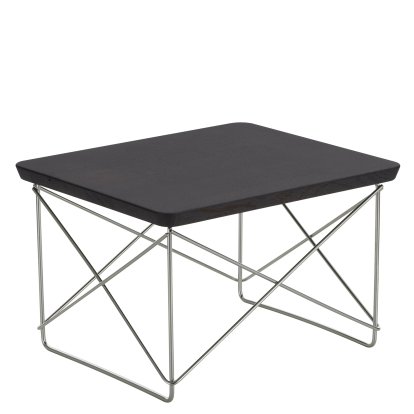 Occasional Table LTR , Dark solid oak, Stainless steel