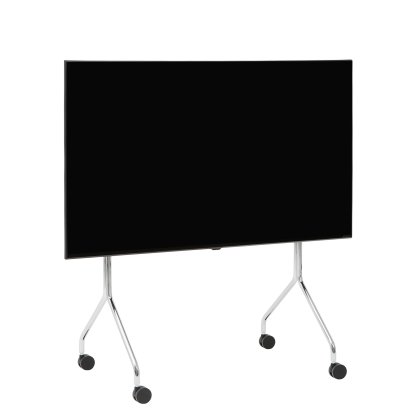 Moon Rollin' TV Stand, Regular, Chrome