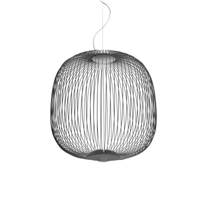 Spokes Pendant Lamp, Ø52 cm, Graphite grey, Not dimmable
