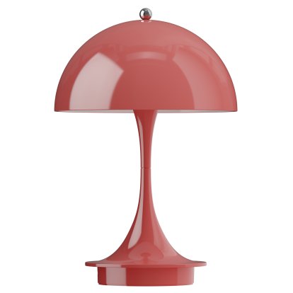 Panthella 160 Portable Lamp, Coral