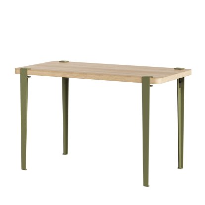 Tiptoe Dining Table Lobo, Oak finish, Khaki green