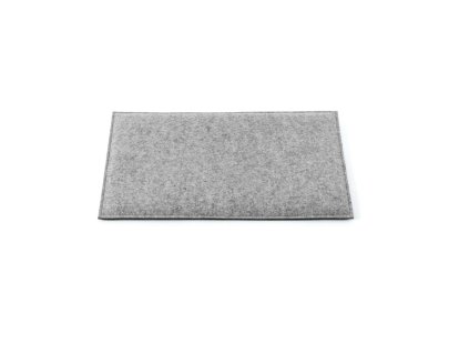 Felt Pad for USM Haller Shelf, 50 x 35 cm, With upholstery, Light grey melange (cool)