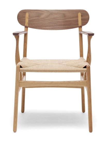 CH26 Dining Chair, Oiled oak/walnut, Natural
