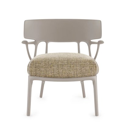 A.I. Lounge Chair, Texture, Grey / hazelnut