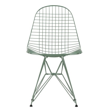 Wire Chair DKR , Powder-coated eames sea foam green