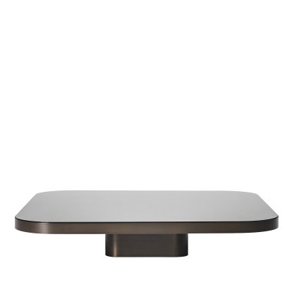 Bow Coffee Table, Brass burnished, H 19 x W 100 x D 100