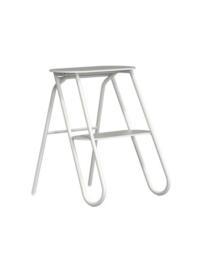 Bukto Folding Ladder, H 46,5 x W 37 cm, White matt